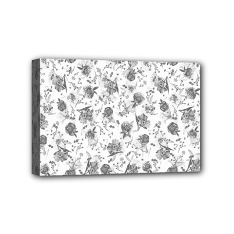 Floral Pattern Mini Canvas 6  X 4  by ValentinaDesign