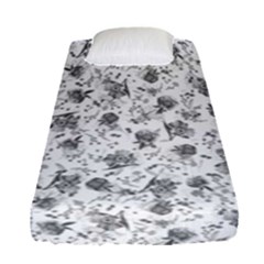 Floral Pattern Fitted Sheet (single Size) by ValentinaDesign