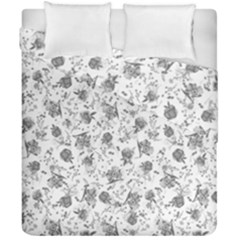 Floral Pattern Duvet Cover Double Side (california King Size) by ValentinaDesign