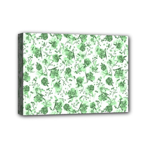 Floral Pattern Mini Canvas 7  X 5  by ValentinaDesign