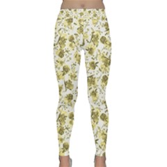 Floral Pattern Classic Yoga Leggings by ValentinaDesign