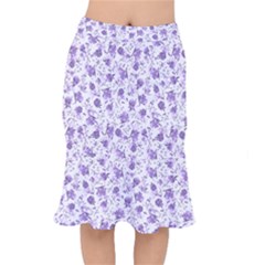 Floral Pattern Mermaid Skirt