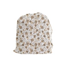 Floral Pattern Drawstring Pouches (large) 