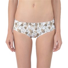 Floral Pattern Classic Bikini Bottoms by ValentinaDesign