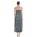 Dots pattern Button Up Chiffon Maxi Dress View2