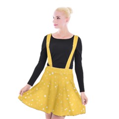 Dots Pattern Suspender Skater Skirt