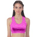 Dots pattern Sports Bra View1