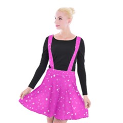 Dots Pattern Suspender Skater Skirt by ValentinaDesign