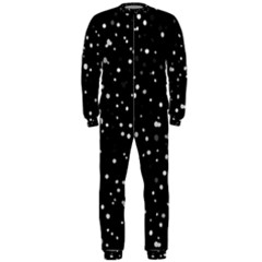 Dots Pattern Onepiece Jumpsuit (men)  by ValentinaDesign