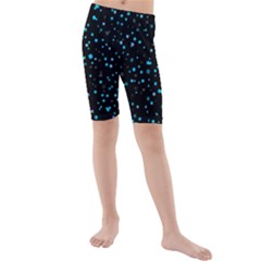 Dots Pattern Kids  Mid Length Swim Shorts by ValentinaDesign