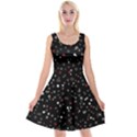 Dots pattern Reversible Velvet Sleeveless Dress View1