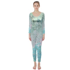 Pastel Garden Long Sleeve Catsuit by digitaldivadesigns