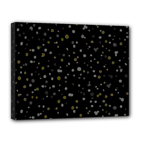 Dots Pattern Canvas 14  X 11 