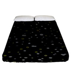 Dots Pattern Fitted Sheet (king Size) by ValentinaDesign