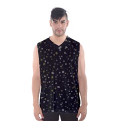 Dots Pattern Men s Basketball Tank Top by ValentinaDesign