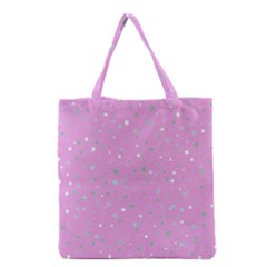 Dots Pattern Grocery Tote Bag by ValentinaDesign