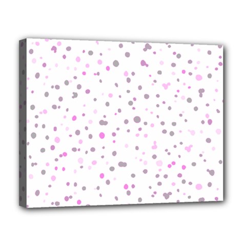 Dots Pattern Canvas 14  X 11 