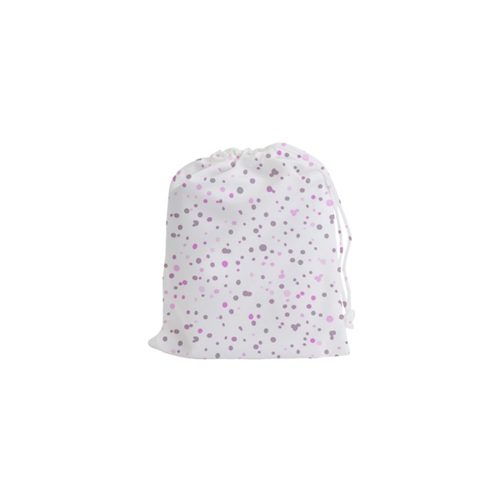 Dots pattern Drawstring Pouches (XS) 