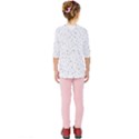 Dots pattern Kids  Quarter Sleeve Raglan Tee View2