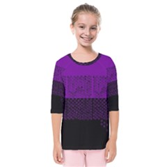 Abstract Art  Kids  Quarter Sleeve Raglan Tee