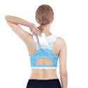 Abstract art  Sports Bra With Pocket View2