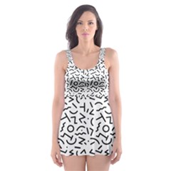 Abstract Art  Skater Dress Swimsuit