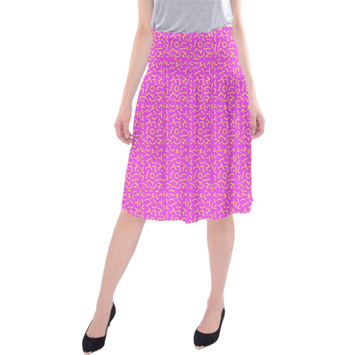 Abstract art  Midi Beach Skirt