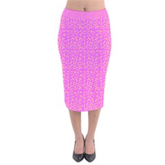 Abstract Art  Velvet Midi Pencil Skirt by ValentinaDesign