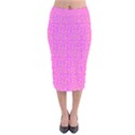 Abstract art  Velvet Midi Pencil Skirt View1