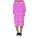 Abstract art  Velvet Midi Pencil Skirt View2