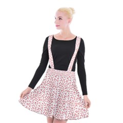 Abstract Art  Suspender Skater Skirt