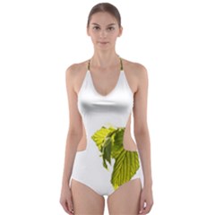 Leaves Nature Cut-out One Piece Swimsuit