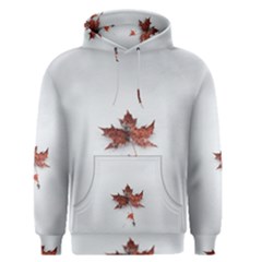 Winter Maple Minimalist Simple Men s Pullover Hoodie by Nexatart