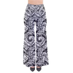 Gray Scale Pattern Tile Design Pants by Nexatart