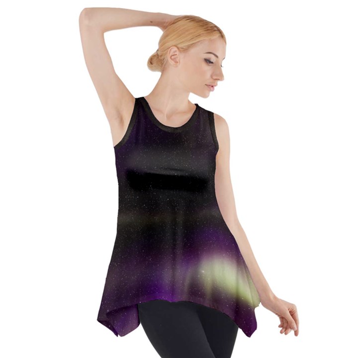 The Northern Lights Nature Side Drop Tank Tunic