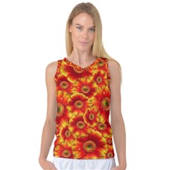 Gerbera Flowers Nature Plant Women s Basketball Tank Top by Nexatart