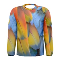 Spring Parrot Parrot Feathers Ara Men s Long Sleeve Tee by Nexatart