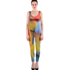 Spring Parrot Parrot Feathers Ara Onepiece Catsuit by Nexatart