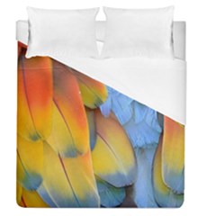 Spring Parrot Parrot Feathers Ara Duvet Cover (queen Size) by Nexatart