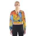 Spring Parrot Parrot Feathers Ara Cropped Sweatshirt View2