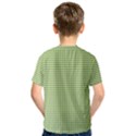 Gingham Check Plaid Fabric Pattern Kids  Sport Mesh Tee View2