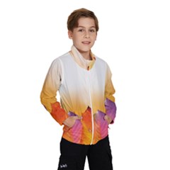 Autumn Leaves Colorful Fall Foliage Wind Breaker (kids) by Nexatart