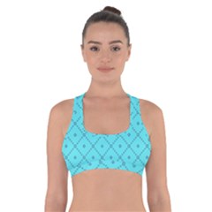 Pattern Background Texture Cross Back Sports Bra