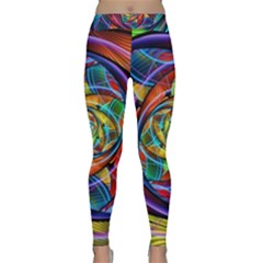 Eye Of The Rainbow Classic Yoga Leggings by WolfepawFractals