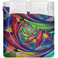 Eye Of The Rainbow Duvet Cover Double Side (king Size)