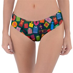 Presents Gifts Background Colorful Reversible Classic Bikini Bottoms by Nexatart