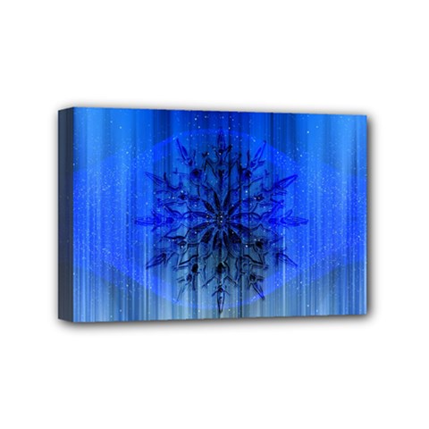 Background Christmas Star Mini Canvas 6  X 4  by Nexatart