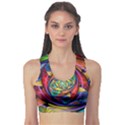 Eye of the Rainbow Sports Bra View1