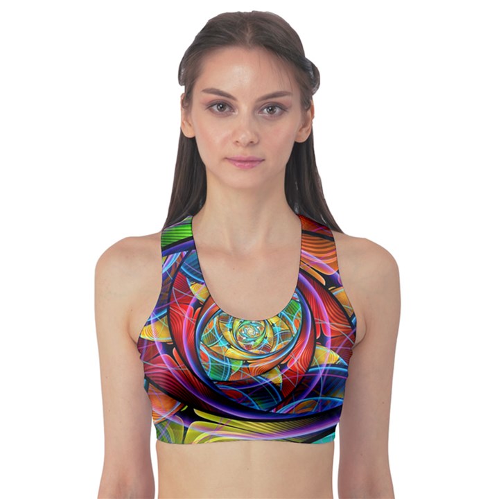 Eye of the Rainbow Sports Bra