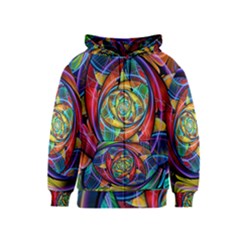 Eye Of The Rainbow Kids  Zipper Hoodie